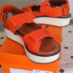 Miz Mooz leather sandals EU 38 Orange